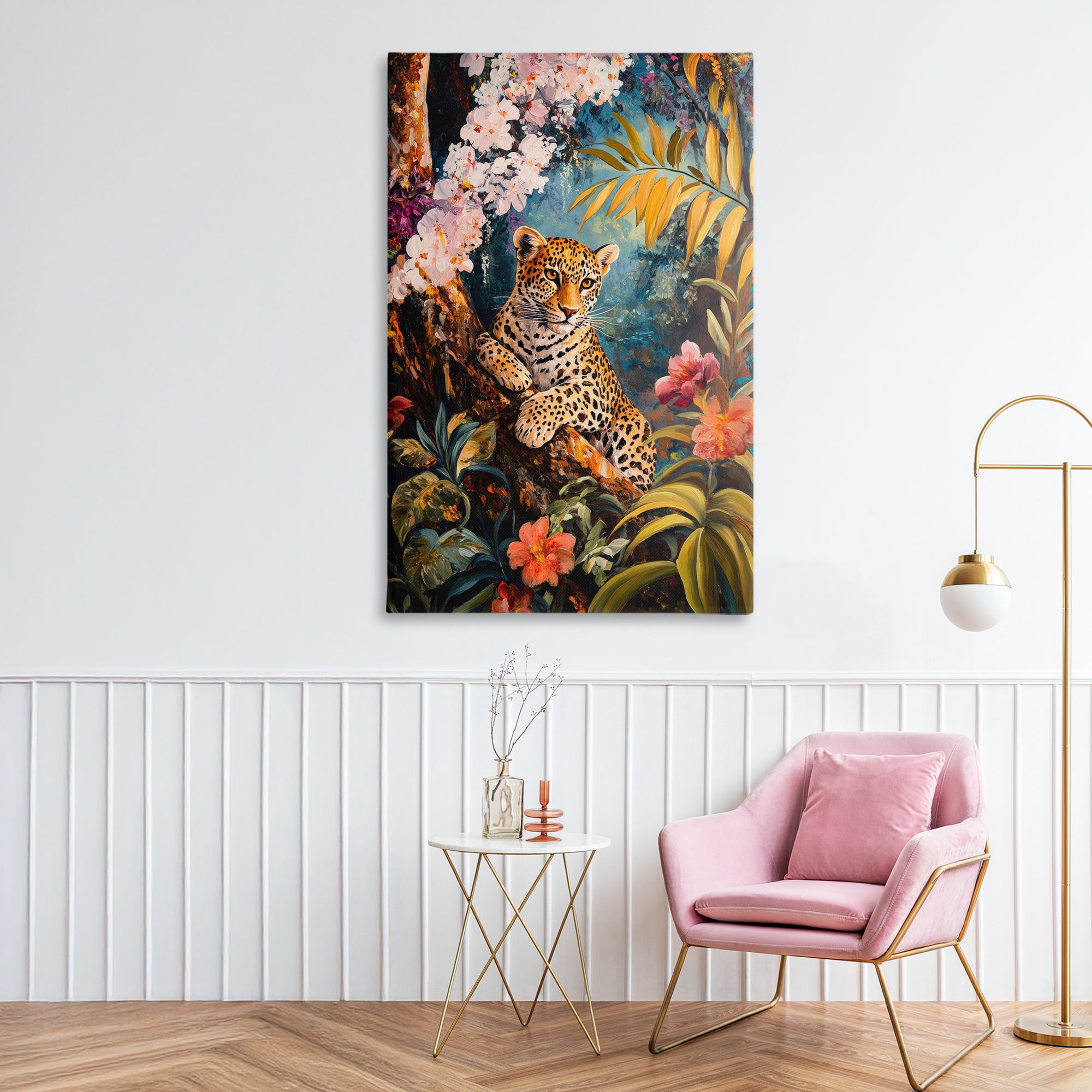 Stupell Industries On The Wild Side Botanicals Canvas Wall Art, design by Petal Prints Design