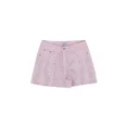 thumbnail image 3 of Forever 21 WGA Stretch Denim Short With Rhinetone Front, Color-Pink, Size-28, 3 of 4