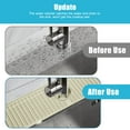 thumbnail image 6 of Kitchen Sink Splash Guard, EEEkit 24inch Silicone Faucet Handle Drip Catcher Tray Mat, Dish Soap Dispenser Sponge Holder, Sink Accessories for Kitchen Counter and Bathroom, Gray/Off White, 6 of 10