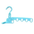 thumbnail image 3 of Fiocias Hanging Drying Rod Folding Clothes Drying Rack Dorm Accessories Foldable Clothes blue, 3 of 7