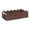 Brown, variant on Handmade Woven Storage Basket – Scalloped Edge Paper Rope Organizer with Wooden Handles, Small Decorative Basket for Bathroom Counter, Shelf, Coffee Table(Khaki)