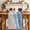 Blue, variant on Ombre Ocean Beach Table Runner 72 Inches, Nautical Coastal Beach Sandy Gradient Gray Bed Runner Dresser Scarves Tabletop for Indoor Outdoor Parties/Ceremony/Banquet, 16" x 72"