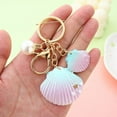 thumbnail image 5 of Pearl Shell Keychain Acrylic Ornament Modern Keyring for Keys and Bags Decorative Accessories Exquisite Key Chain, 5 of 7