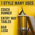 thumbnail image 6 of 3/4 In H Pipe Leg Kit Console Table - 2 pack, 6 of 10