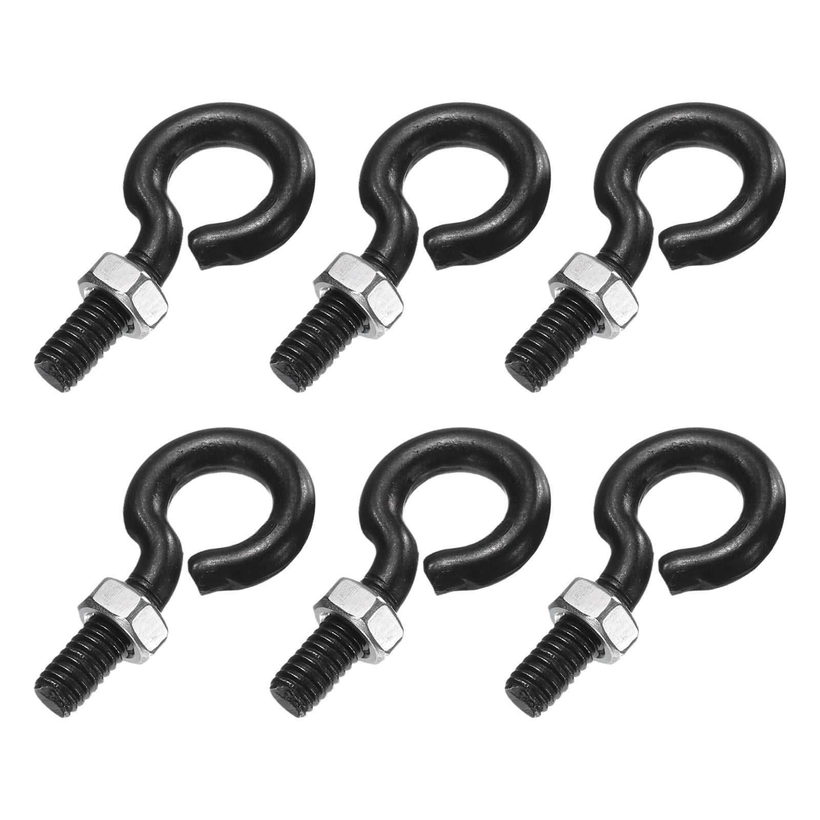Lot De 200 Pitons à Vis (eye Hooks) Miniatures 4x8x1mm - Rouge - Marque Uxcell - Neuf