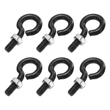 DIYUK Heavy Duty Lifting Eye Nut - Female Screw Thread, Galvanised Steel Ring