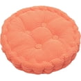 thumbnail image 1 of Nvzi Cojines de asiento redondos, cojines de silla de interior rellenos de espuma EPE para el hogar, la oficina, el comedor, la cocina, naranja, 15,7'' x 15,7'', 1 of 5
