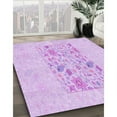 thumbnail image 2 of Ahgly Company Indoor Rectangle Patterned Heliotrope Purple Area Rugs, 5' x 7', 2 of 6
