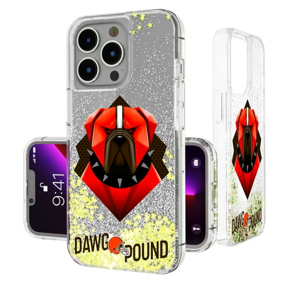Keyscaper Cleveland Browns iPhone Glitter Case
