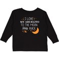 thumbnail image 3 of Inktastic I Love My Abuelito To The Moon and Back Boys or Girls Long Sleeve Toddler T-Shirt, 3 of 5