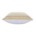 thumbnail image 6 of Ox Bay Ariya Yellow/Ivory Chevron Cotton Adult Decorative Throw Pillow Cover, 6 of 14