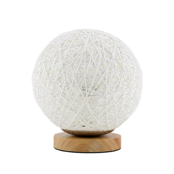 Balls Bedside Lamp Usb Bedside Table Lamp Rattan Bamboo Table Lamp Bedroom Decor