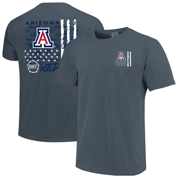 Men's  Navy Arizona Wildcats Comfort Colors OHT Camo Overlay T-Shirt
