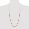 thumbnail image 2 of Diamond2Deal 14K Yellow Gold 3.8 mm Regular Rope Chain Necklace for Mens 30", 2 of 7