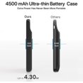 thumbnail image 5 of DESTEK y Case Only for iPhone 11, Real 4500mAh Ultra Slim Portable Charging Case Protective Rechargeable Charger, 5 of 5
