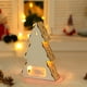 thumbnail image 3 of Luz nocturna de madera con forma de árbol de Navidad, adornos luminosos de escritorio, decoraciones navideñas LED, 3 of 7