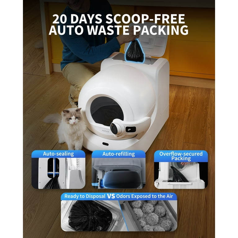 PETKIT Purobot Ultra Automatic Waste Packing Self-Cleaning Cat