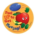 thumbnail image 2 of Visualz Active Kids MyPlate Stickers, 4 Designs, Roll of 200, 2 of 5