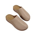 thumbnail image 6 of Women's Wide Width Perforated Mules, Closed Toe Low Wedge Backless Clogs with Breathable Cutouts, Comfortable Casual Shoes for Spring & Summer, Multi-Color, 6 of 10