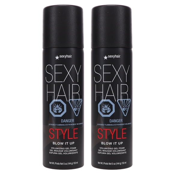 Sexy Hair Style Sexy Hair Blow It Up Espuma de gel voluminizadora 5 oz 2 unidades Sexy Hair Sexy Hair Style Sexy Hair Blow It Up Espuma de gel voluminizadora 5