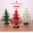 thumbnail image 5 of Wooden Christmas Tree Tabletop Decoration Mini Ornaments With Removable Ornaments Christmas Tree For HomeOffice Christman Decoration Tabletop Shelf Mantel, 5 of 5
