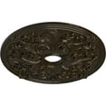thumbnail image 3 of Ekena Millwork 23 5/8"OD x 3 7/8"ID x 2 1/8"P Jamie Ceiling Medallion (Fits Canopies up to 3 7/8"), Hand-Painted Stone Hearth Crackle, 3 of 6
