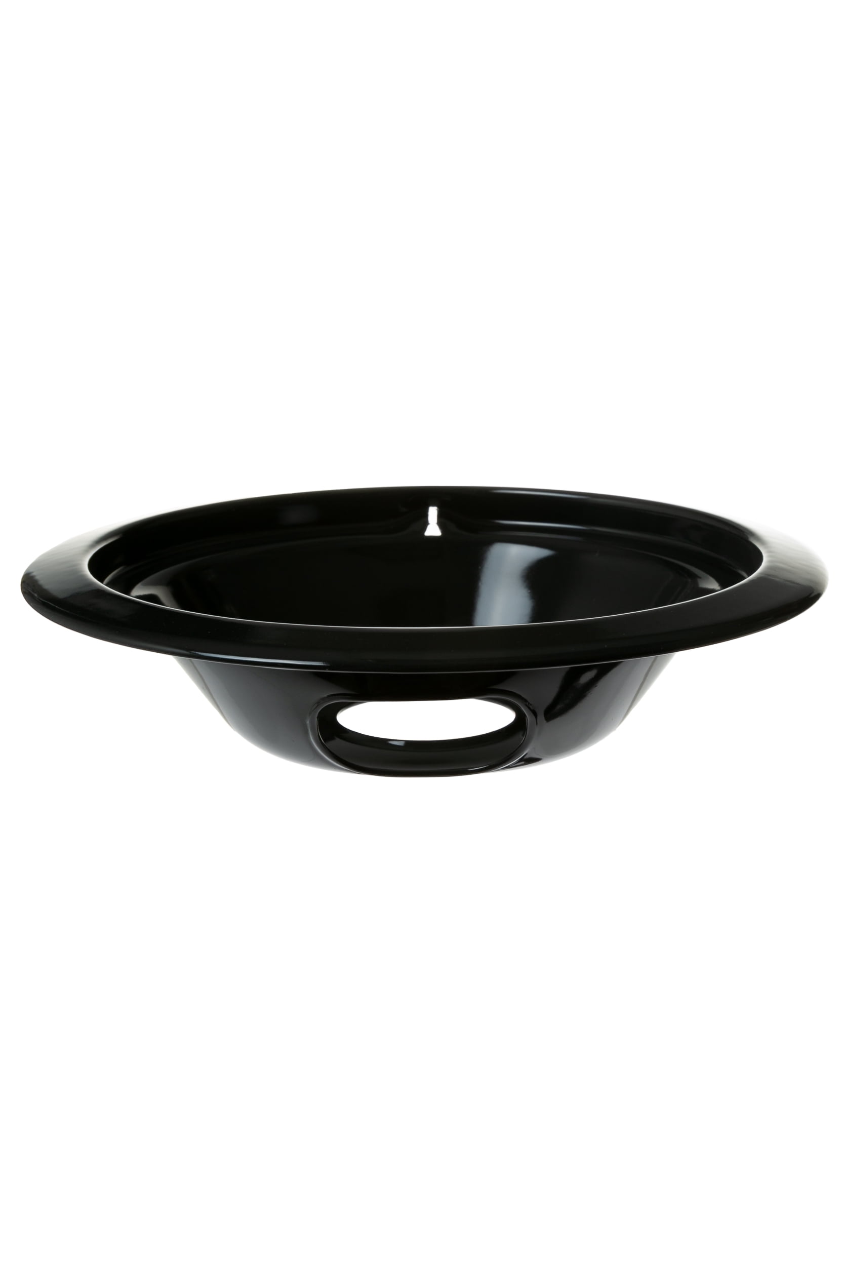 GE Appliances Range Drip Pan Set Black Porcelain 4-Pack
