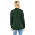 thumbnail image 7 of Made by Olivia Women's Open Front Long Sleeve Classic Knit Cardigan, 7 of 7