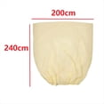 thumbnail image 6 of Plant Cold Protection Cover Non-Woven Fabric Cover with Drawstring Zipper Plant Winter Frost Prevention Antifreeze Cover, 6 of 6