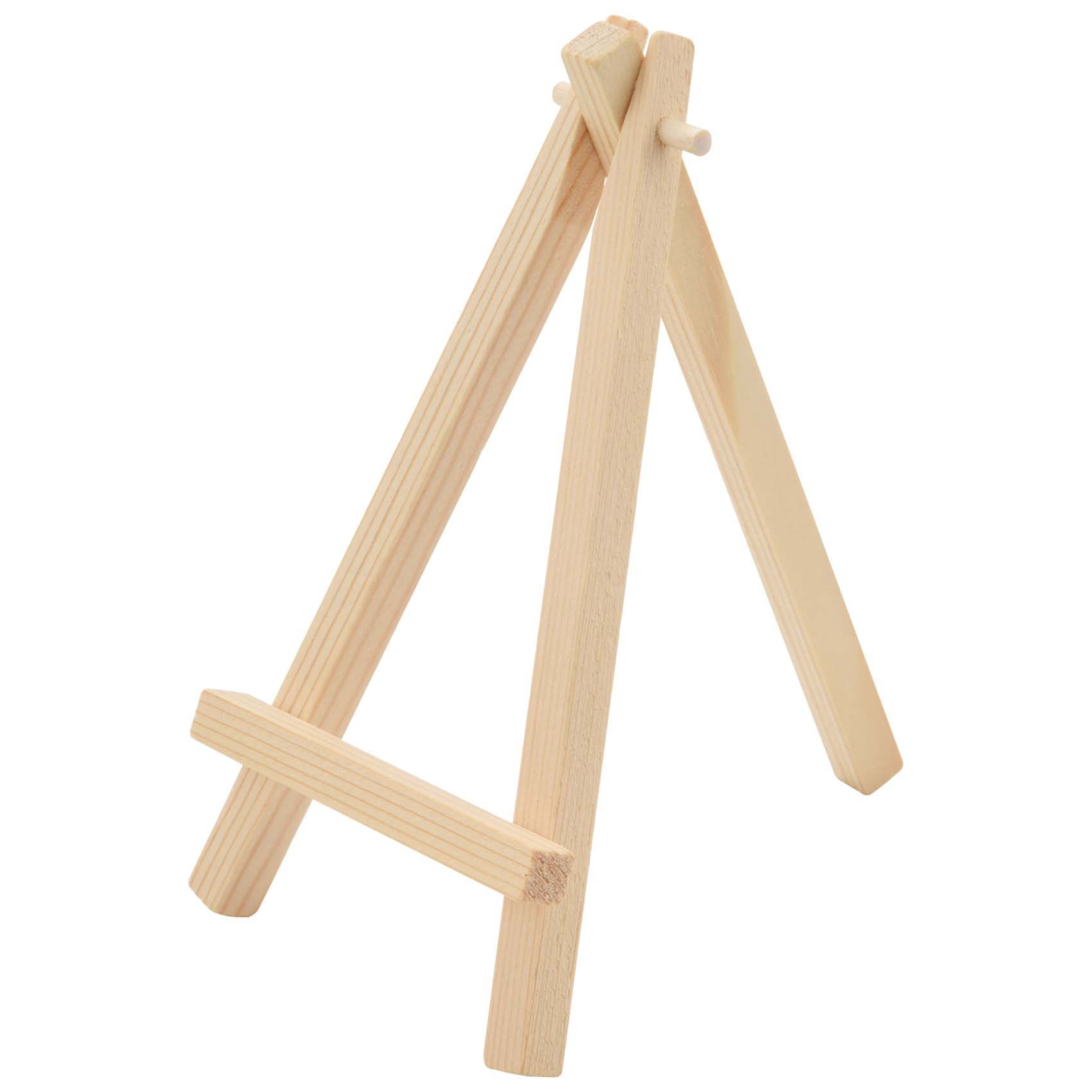 72 Pack Mini Wood Display Easel Wood Easels Set for Paintings Craft Small Acrylics Oil Projects