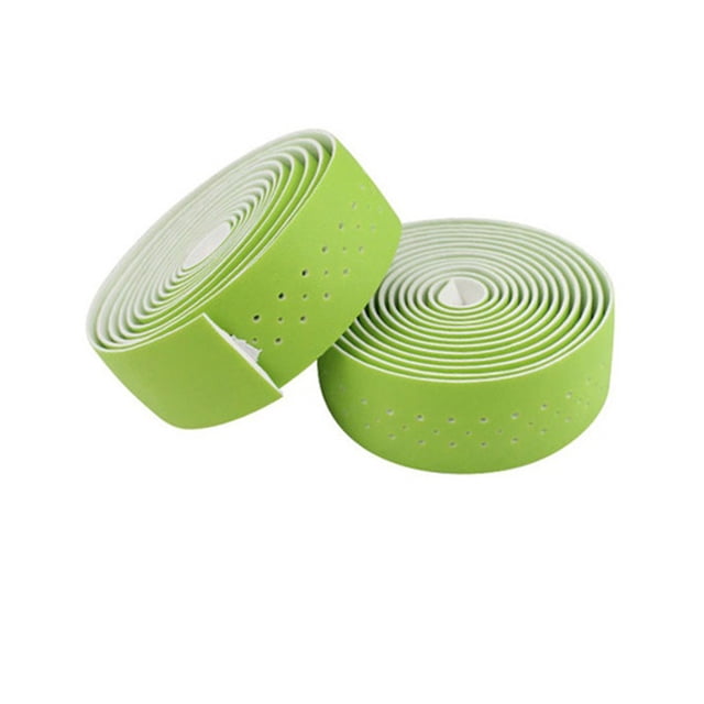 fastboy 2 Pieces Handlebar Tape Workmanship Sweet Gift Mountain Protective Cover Craftsmanship Strap Cycling Accessory Biking Supplies Green
