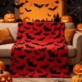 thumbnail image 6 of Halloween Fleece Blanket Soft Throw Warm Cozy Elegant Edge Stitching for Added Durability by MPOISVA, 6 of 10