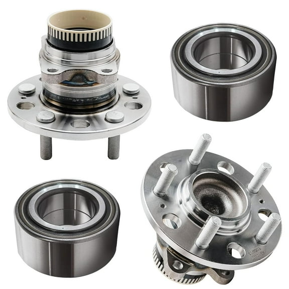 Detroit Axle - Wheel Bearing Hubs Kit for Hyundai 2012-2016 Azera 2011-2016 Kia Sportage, 2 Front Wheel Bearings Assembly 2 Rear Wheel Bearing Hubs Assembly 2013 2014 2015 Replacement