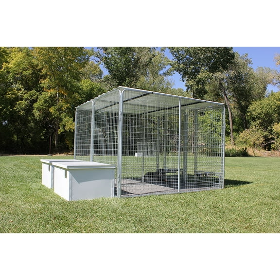 X2 K9 Condos 4' X 8' Multiple Kennels   Dog House Combination