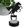 thumbnail image 7 of Halloween Candle Holder Table Decoration - Funny Shadow Stand (Headless Horseman) - F, 7 of 7