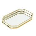 thumbnail image 2 of GUOOL Dresser Makeup Tray Serving Gift Cosmetic Perfume Bottle Tray Display for Tea Counter Kitchen Tableware Drinks Dressing Table Size B, 2 of 9