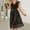 Black, variant on Xysaqa Lingerie for Women Sexy Long Lace Dress Lightweight Mesh Sheer Nightgown for Women V Neck Maxi Dresses