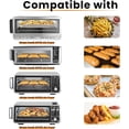 thumbnail image 2 of Crumb Tray Replacement for Ninja Foodi SP101 SP151 Air Fryer Oven with 4 Pcs Teflon Mats, Air Fryer Accessories for Ninja airfryer Flip Up Toaster Oven, 2 of 5