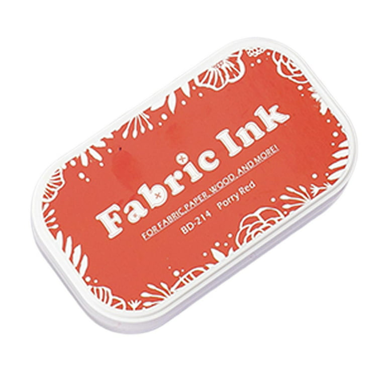 Fabric Ink Pads, Art Decor Washable Portable DIY Inkpad Permanent