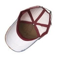 thumbnail image 5 of WITHMOONS Baseball Cap Distressed Trucker Hat The Endless Summer Patch DW1968 (Red), 5 of 5