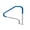 49"x34", variant on GARVEE 55"x32" Pool Handrail,Stainless Steel 375lbs Capacity Silver Rustproof Swimming Pool Stair Handrails with Blue Grip Cover