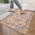 thumbnail image 3 of Retro Door Mat, 17 X 30 Inch Bohemian Light Pink Patterned Carpet Welcome Doormat Decorative Home Floor Mat, Non Slip Rubber Back and Strong Water Absorption for Outdoor Indoor Entrance Decor, 3 of 6