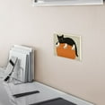 thumbnail image 5 of Yayeee Toggle Light Switch Wall Plate 3-Gang 6.37"x4.48" Decorative Outlet Cover, Black Cat Orange Ball, 5 of 7