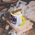 thumbnail image 5 of Robin In The Mountain Ash Tree 2, 11oz Two-Tone Yellow Mug, 5 of 7