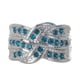 thumbnail image 3 of Azul Electroplate Joyería de Plata Mujeres Anillo de Compromiso Anillos de Novia, 3 of 8