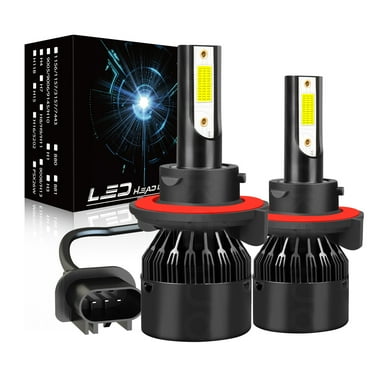 H13 9008 LED Headlight Bulbs Kit Super Bright High&Low Beam 6000K Plug&Play Pack of 2