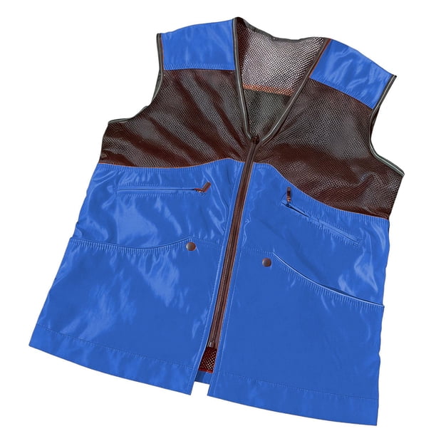 Chaleco de entrenamiento para perros con cremallera, ropa para el adiestrador para obediencia y deportes al aire libre. L