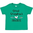 thumbnail image 3 of Inktastic Great Grandmas Favorite- Heart Great Grandchild Boys or Girls Baby T-Shirt, 3 of 5