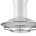 thumbnail image 3 of Newport 1-Light White Pendant With Polished Nickel Louver, 3 of 3