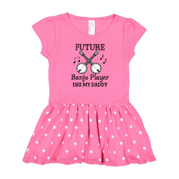 Inktastic Future Banjo Player Like Daddy Gift Baby Girl Dress